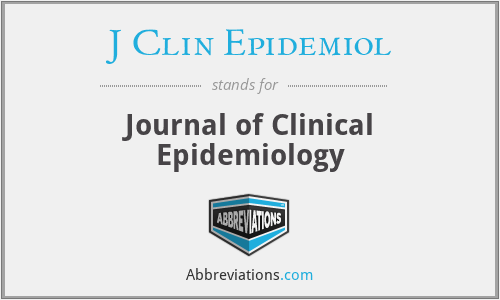 J Clin Epidemiol - Journal of Clinical Epidemiology